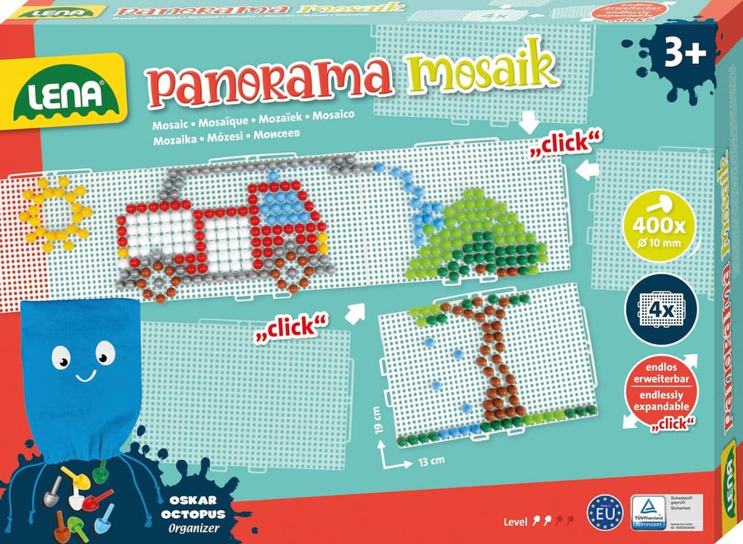Lena Kreativset Mosaik Set Panorama XL color | Mehrfarbig