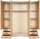 priess Kleiderschrank Husum | Holztöne 4