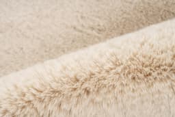 Obsession Infinity 201 Kunstfell Teppich | Beige