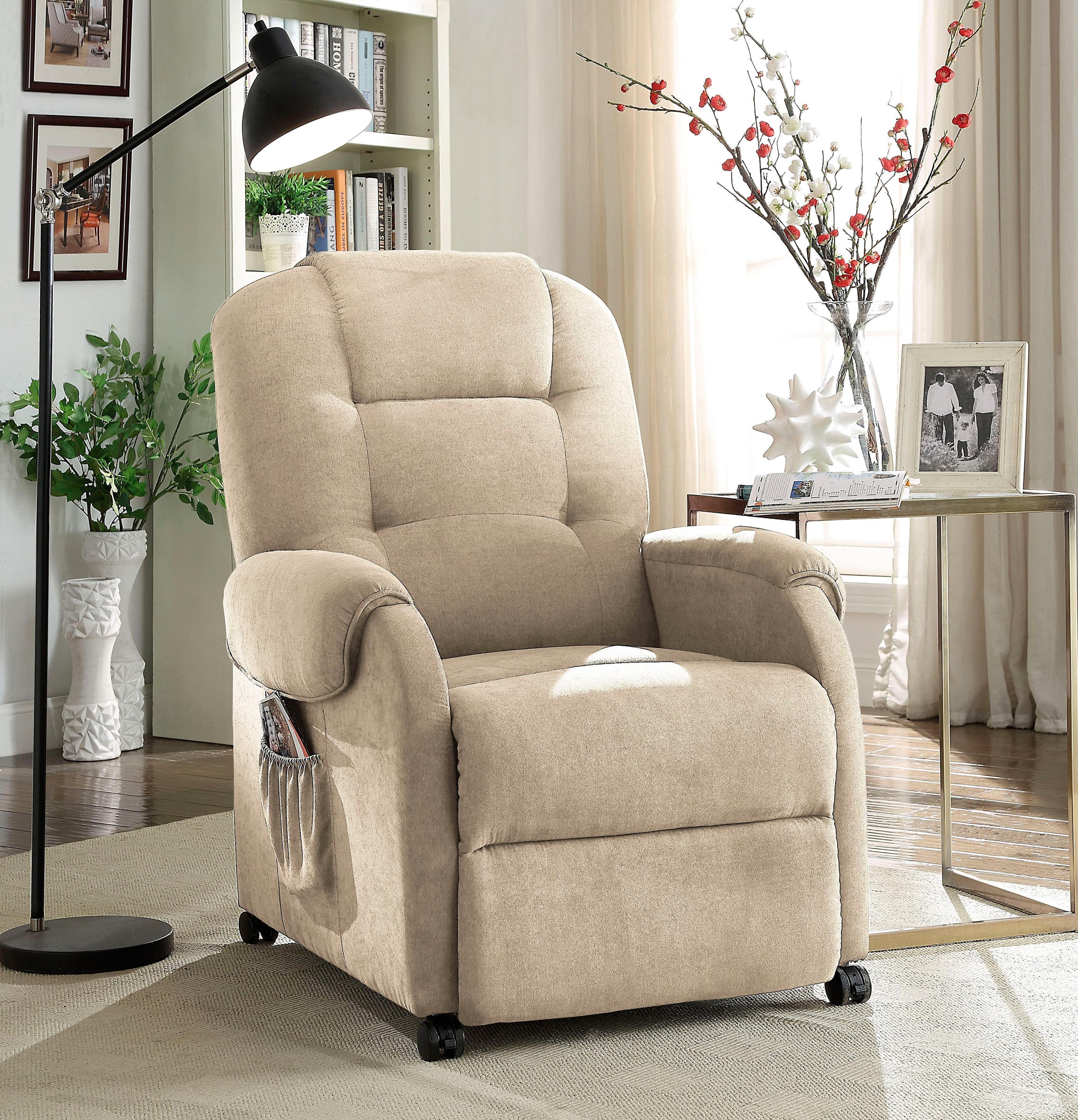 ATLANTIC home collection Relaxsessel Tobi | Beige