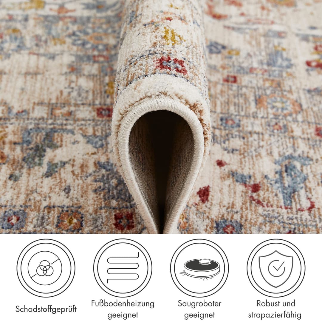 LUXOR living Teppich Rocco | Mehrfarbig