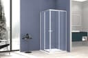 welltime Eckdusche Trento | Silber