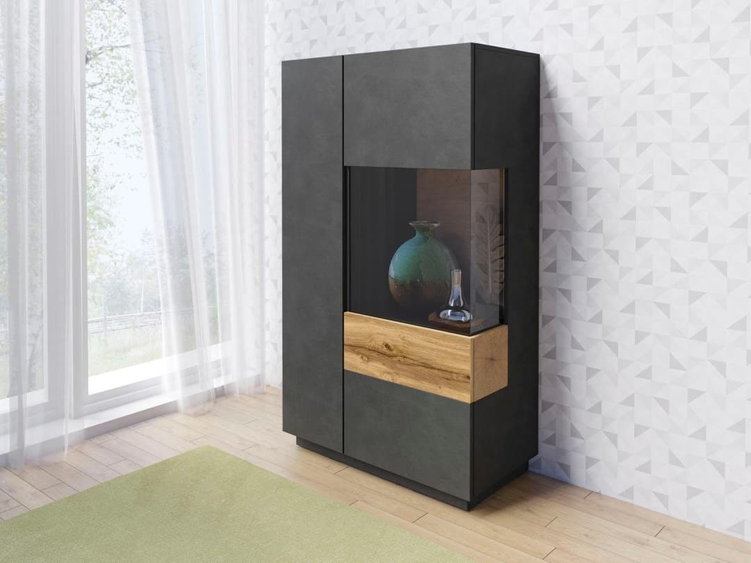 OTTO home Vitrine SILKE | Grau