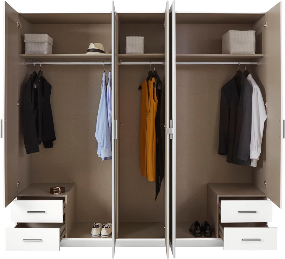 rauch Drehtürenschrank FLEXX | Weiß