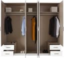 rauch Drehtürenschrank FLEXX | Weiß 3