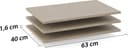 OTTO home Einlegeboden für Schwebetürenschrank PAULLY | Beige 3