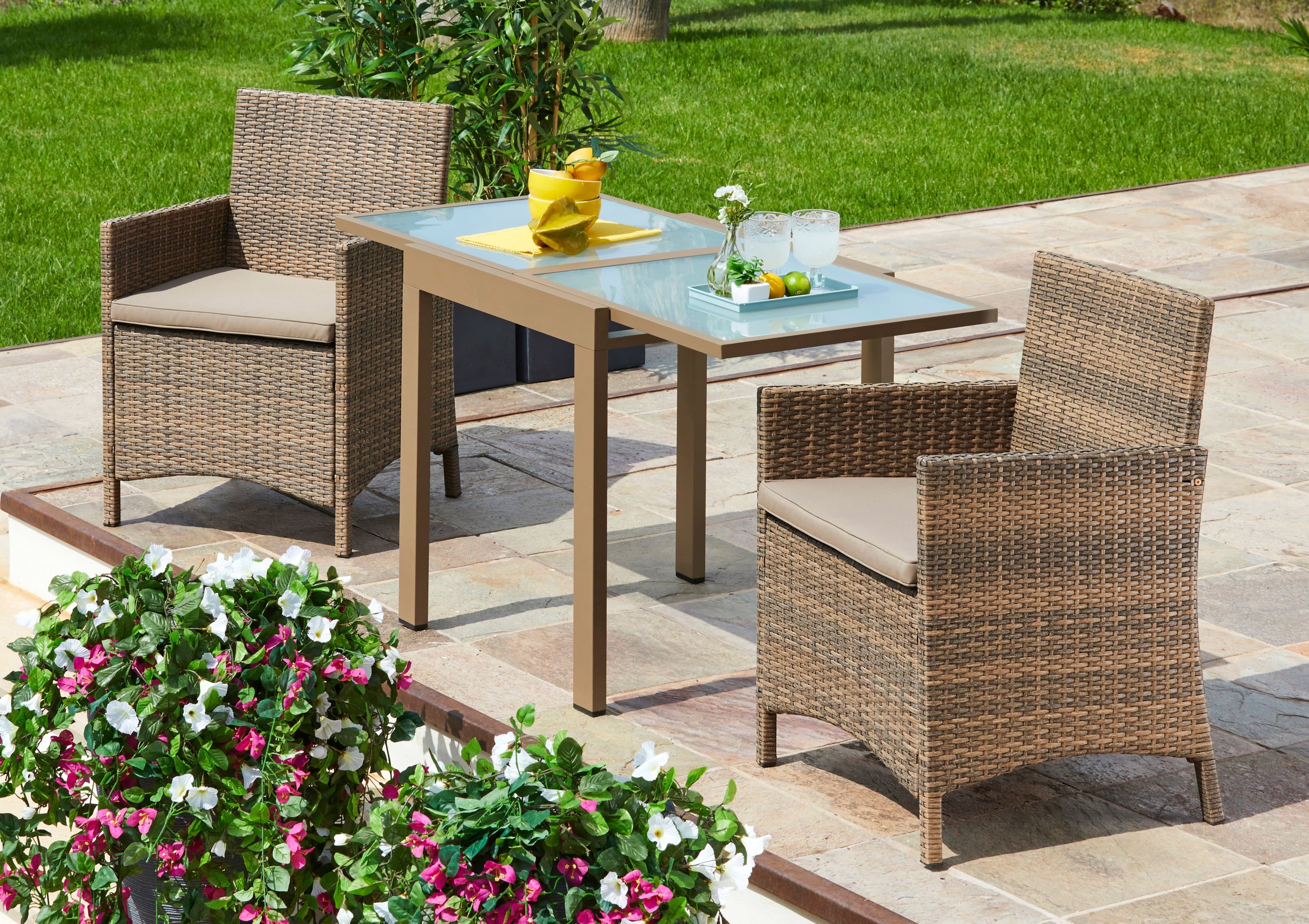 MERXX Balkonset Treviso Premium | Braun