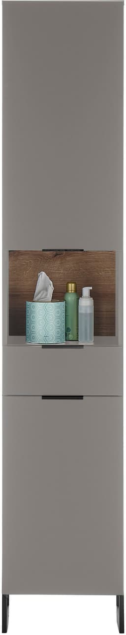 BASIC by Balculina Hochschrank Denver | Grau