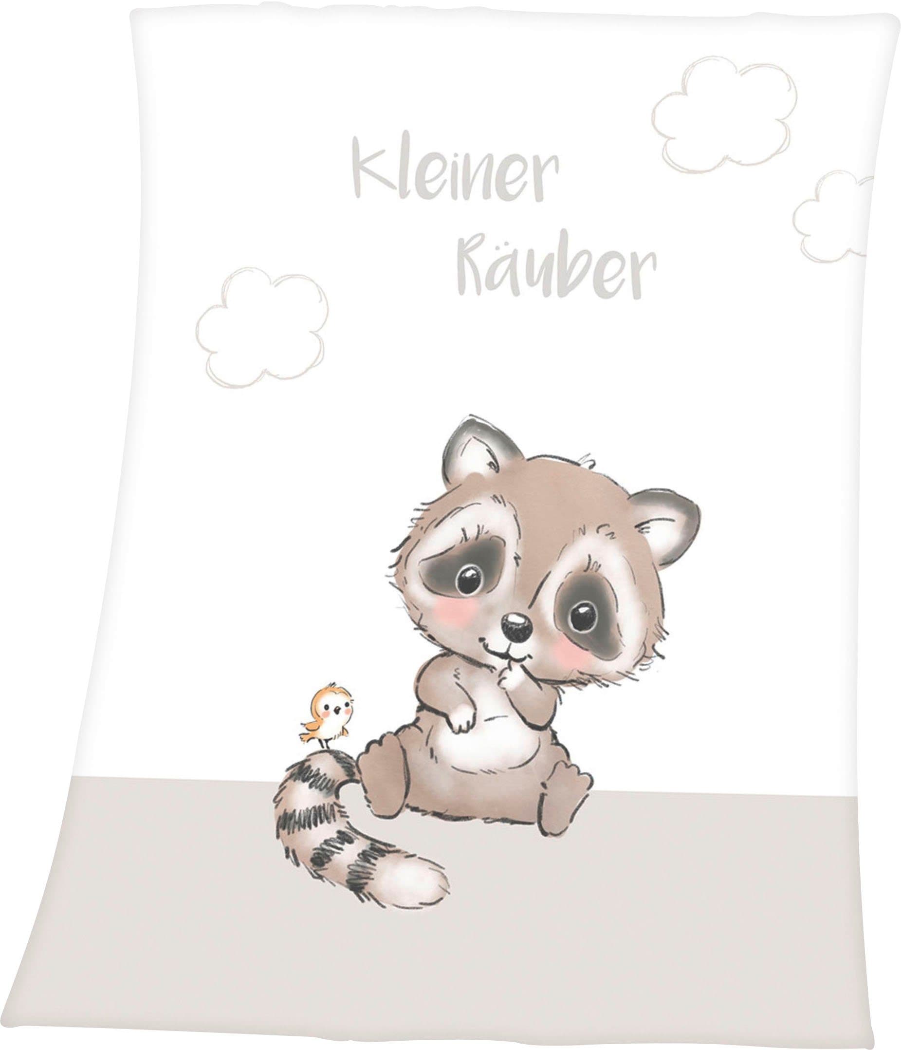 Babydecke Kleiner Räuber | Beige
