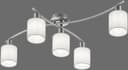 TRIO Leuchten Deckenleuchte Garda | Silber 2