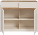 FORTE Oak Squere Kommode | Beige 2