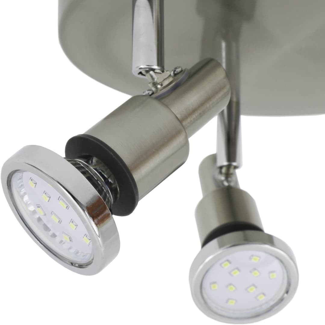 B.K.Licht LED Deckenspot Aurel | Silber