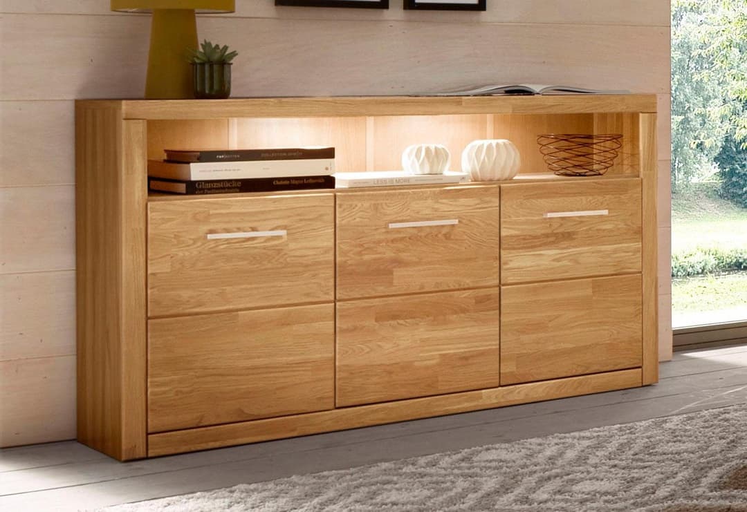 OTTO home Sideboard Ribe | Holztöne