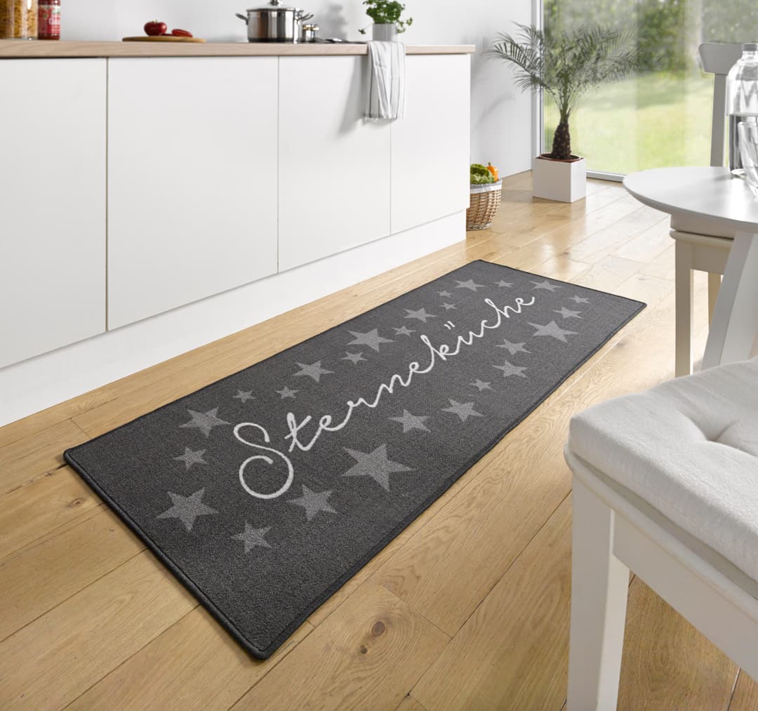 HANSE Home Küchenläufer Sterneküche | Grau