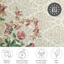 THEKO Teppich Flomi Floral | Beige 2