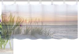 HOME WOHNIDEEN Scheibengardine EVENING | Mehrfarbig