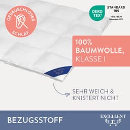 Excellent Gänsedaunenbettdecke Davos | Weiß
