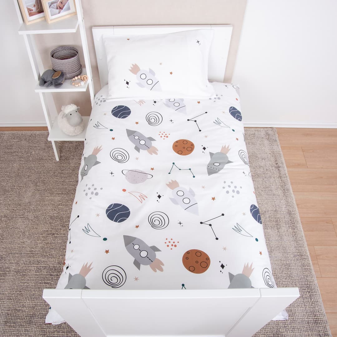 Baby Best Babybettwäsche Weltall | Weiß