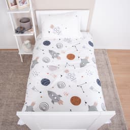 Baby Best Babybettwäsche Weltall | Weiß