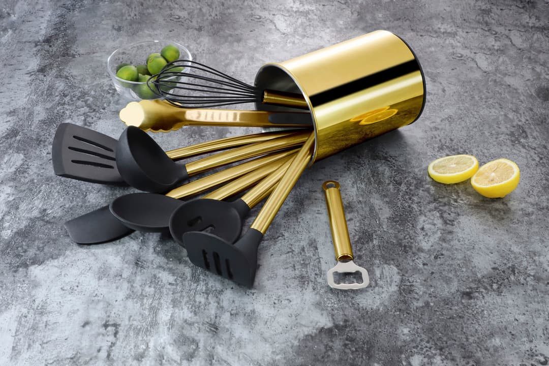 ECHTWERK Küchenorganizer-Set | Gold