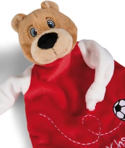 Nici Schmusetuch Bär Berni | Rot