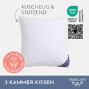 Excellent 3-Kammer-Kopfkissen Venedig | Weiß 2