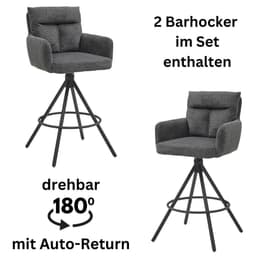 Stolkom Sp.z.o.o. Barhocker Sofia | Grau
