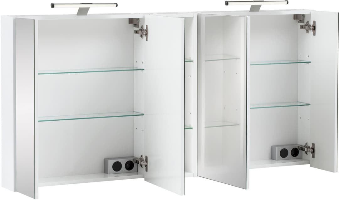 Schildmeyer Spiegelschrank Duo | Weiß
