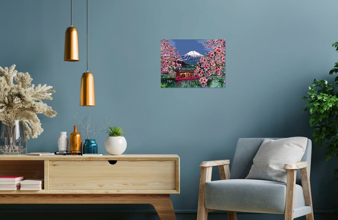 Ravensburger Malen nach Zahlen CreArt Japanese Cherry Blossom