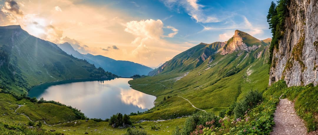 Bönninghoff Leinwandbild Berge | Mehrfarbig