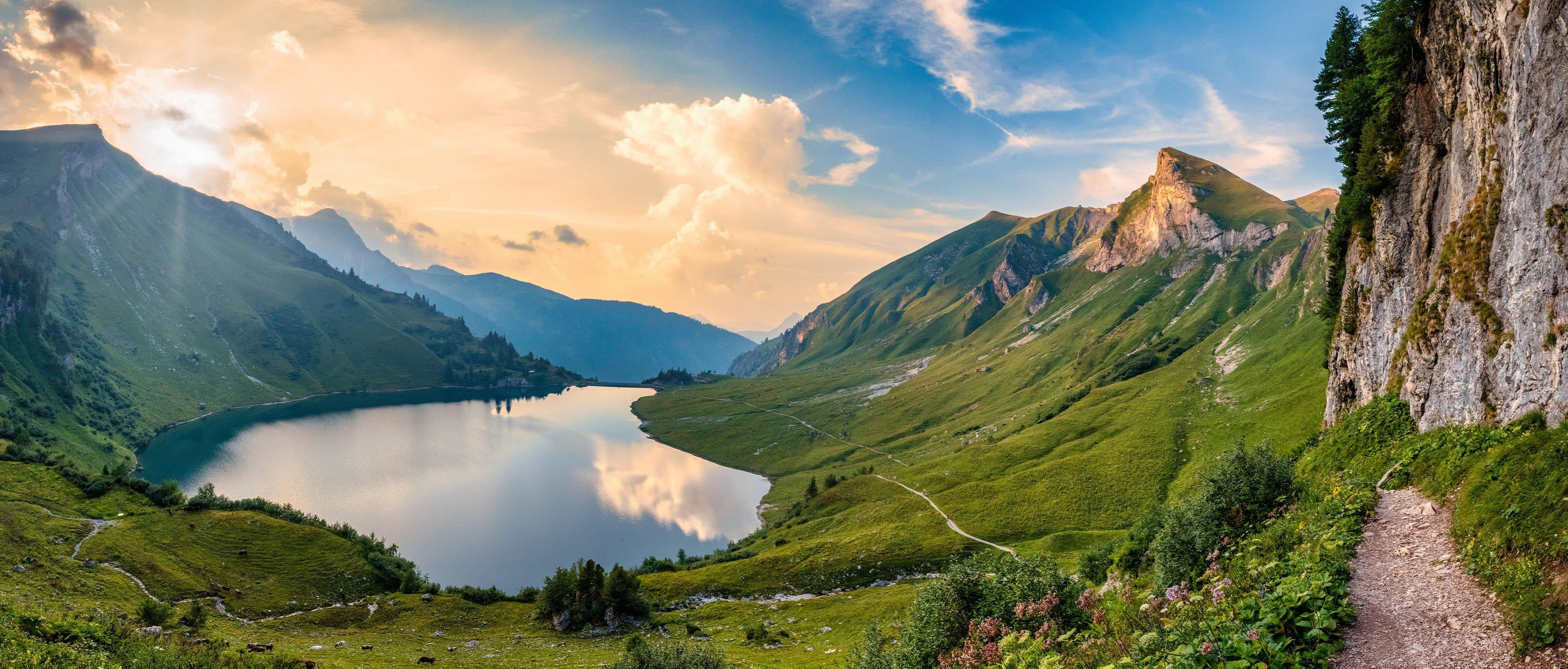 Bönninghoff Leinwandbild Berge | Mehrfarbig