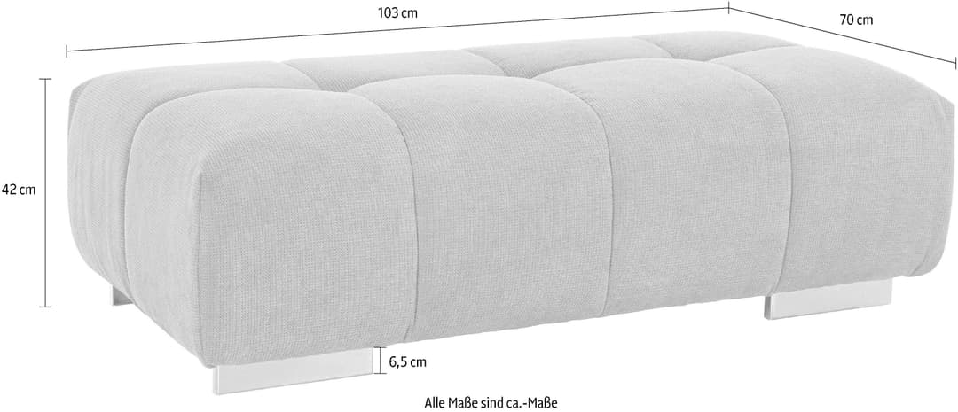 COTTA Hockerbank Orion | Beige