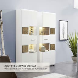 Innostyle Vitrine FUN PLUS | Weiß