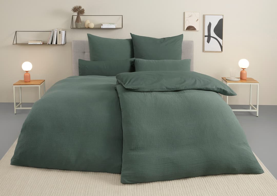 OTTO home Wendebettwäsche Sari3 | Grün