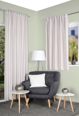 HOME WOHNIDEEN Vorhang ESKAMIO | Beige