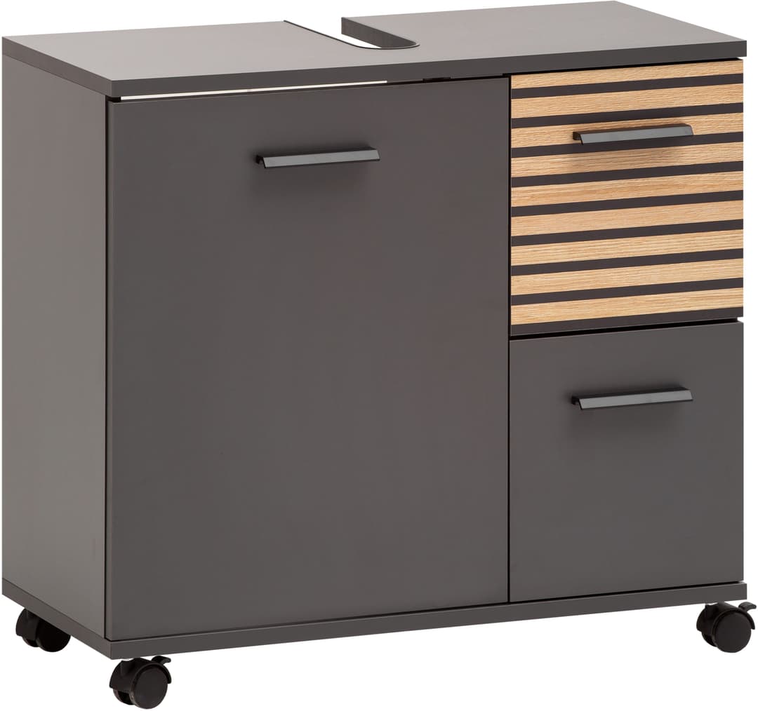 welltime Waschbeckenunterschrank Katta | Grau