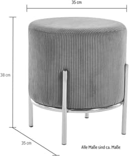 SalesFever Polsterhocker | Beige