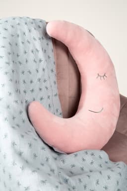 roba® Babykissen Lil Cuties, Mond | Rosa