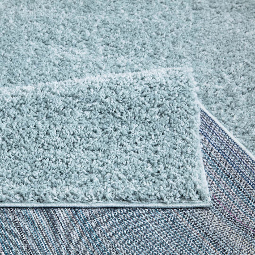 Carpet City City Shaggy Hochflor-Teppich | Türkis