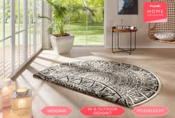 HANSE Home Teppich Lilja | Schwarz