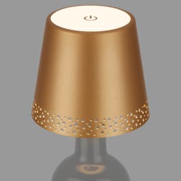Briloner Leuchten FLASKA Tischleuchte | Gold