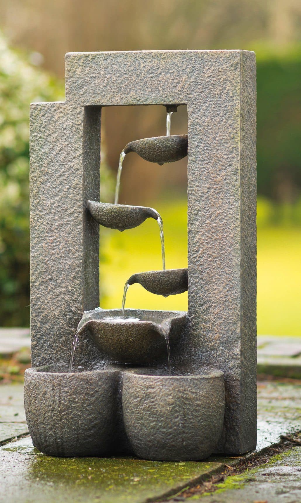AcquaArte Gartenbrunnen Bern | Grau