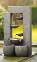 AcquaArte Gartenbrunnen Bern | Grau 2