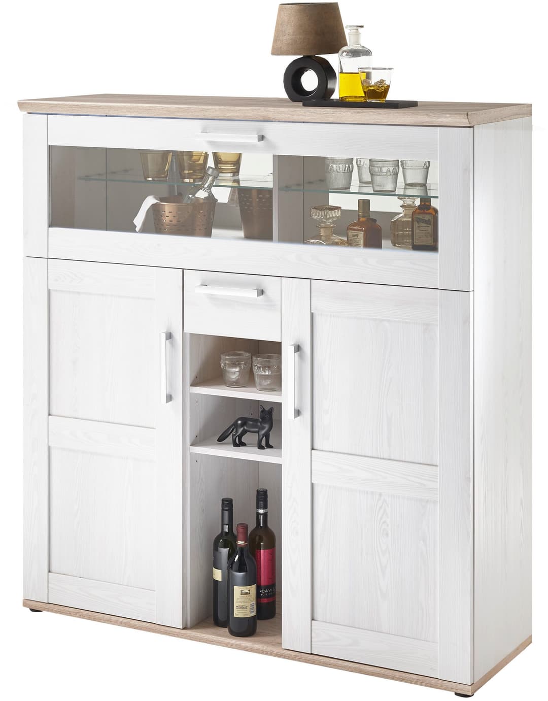 HBZ Barschrank Romance | Weiß
