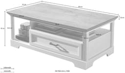 Innostyle Couchtisch Jasmin | Weiß