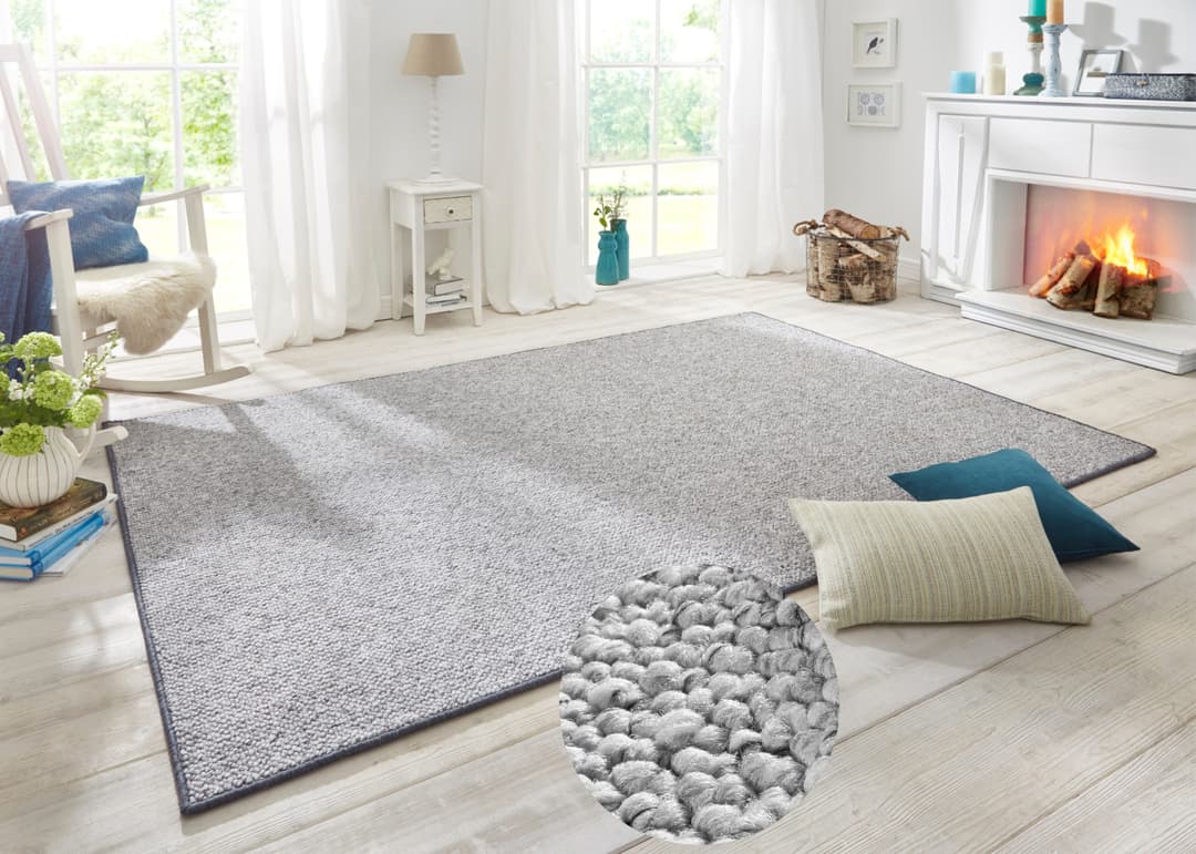 HANSE Home Teppich Wolly 2 | Grau