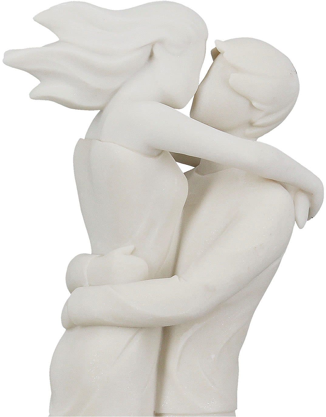 GILDE Dekofigur Paar Couple in the wind | Weiß