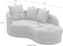 sit&more Recamiere Samba | Beige 5