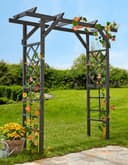 Promadino Rosenbogen Pergola Ben | Schwarz 3