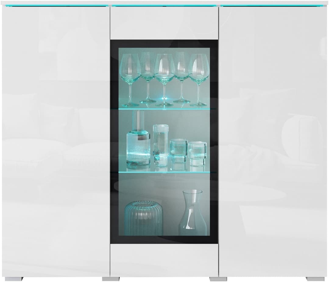 Home affaire Highboard Vera | Weiß